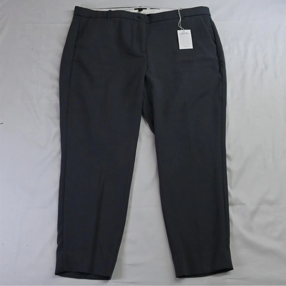 NWT Gray J. Crew High-Rise Cameron Pant in Four-Season Stretch, Size 20 Grey - Picture 3 of 6